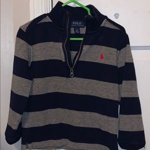 Polo 3t gray / navy pullover